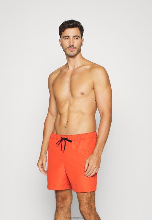 طين ريفي Tommy Hilfiger شورت سباحة برباط متوسط 446445254