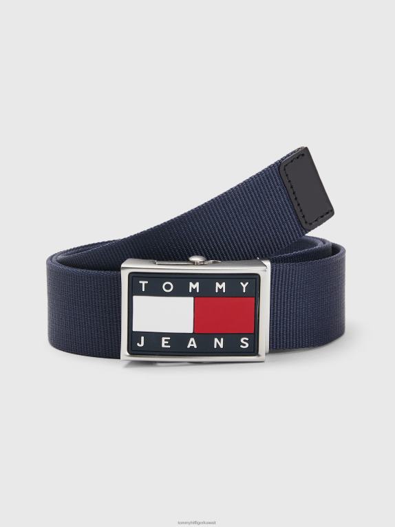 البحرية الشفق Tommy Hilfiger حزام بمشبك شارة 44644526