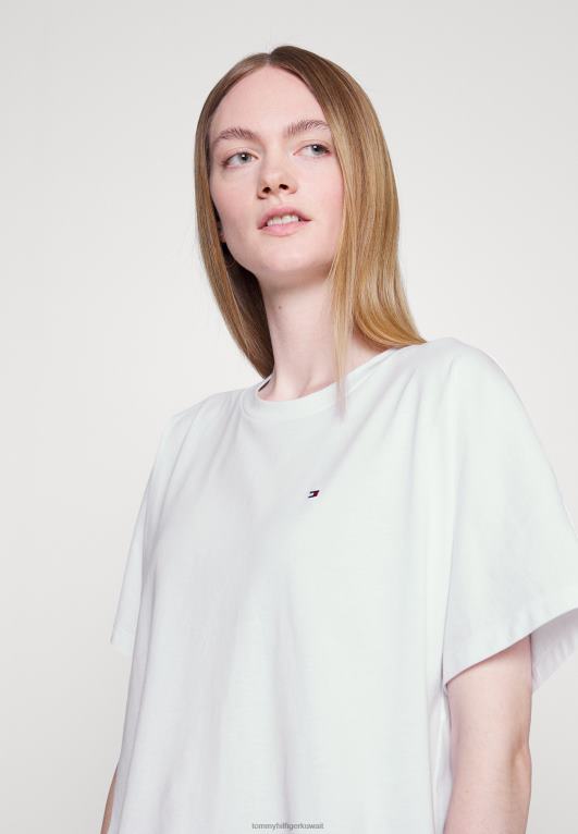 أبيض Tommy Hilfiger طباعة تي شيرت 446445275