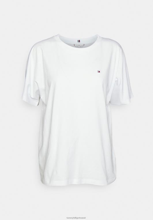 أبيض Tommy Hilfiger طباعة تي شيرت 446445275