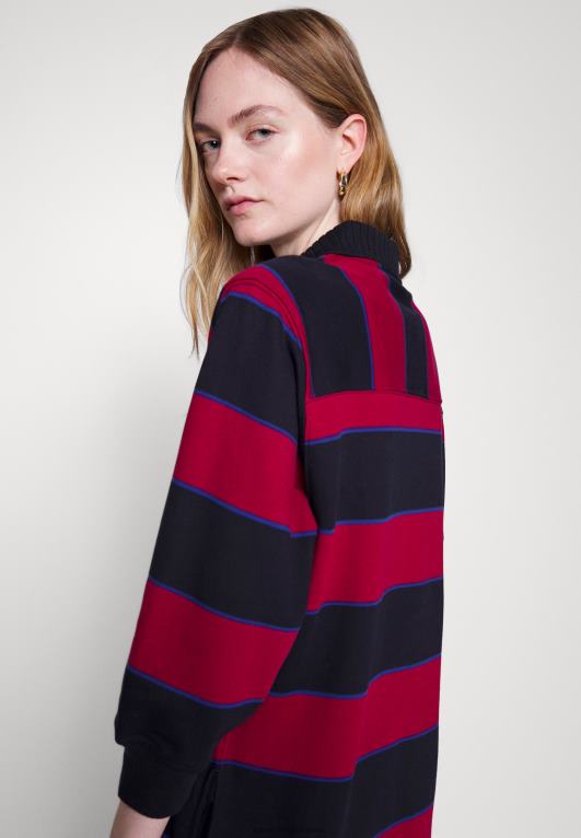 التوت الملكي Tommy Hilfiger الرجبي فستان قصير فستان اليوم 446445302