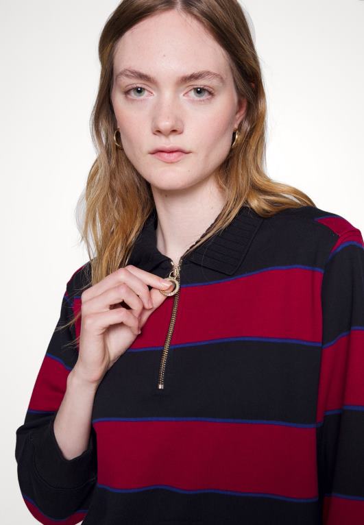 التوت الملكي Tommy Hilfiger الرجبي فستان قصير فستان اليوم 446445302