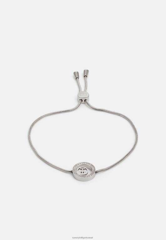 فضية اللون Tommy Hilfiger سوار عائلة دائرة الكرمة 446445305