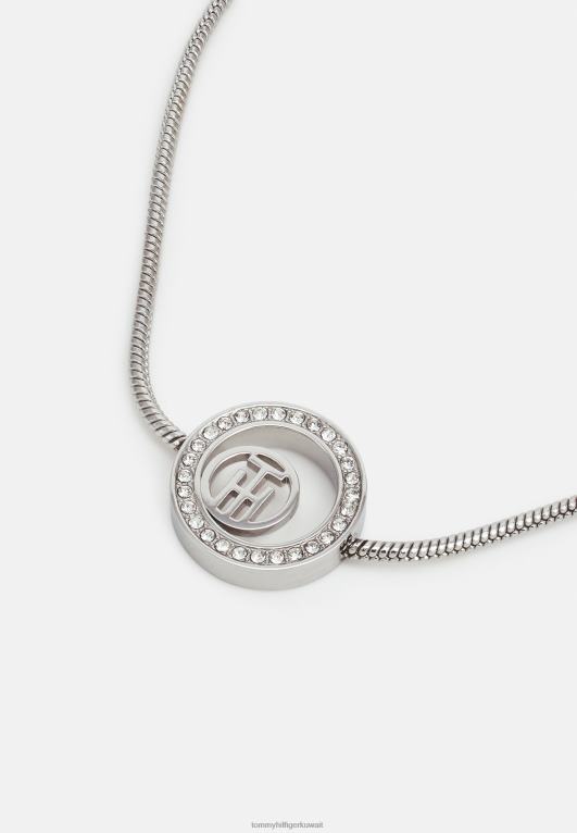 فضية اللون Tommy Hilfiger سوار عائلة دائرة الكرمة 446445305