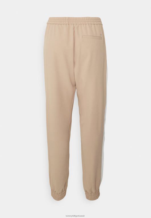 بيج/إكرو Tommy Hilfiger سروال رياضي سائل من قيعان الركض 446445312