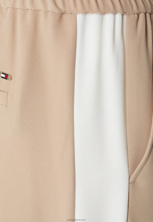 بيج/إكرو Tommy Hilfiger سروال رياضي سائل من قيعان الركض 446445312