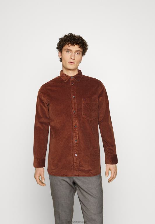 البني التراثي Tommy Hilfiger قميص 446445330