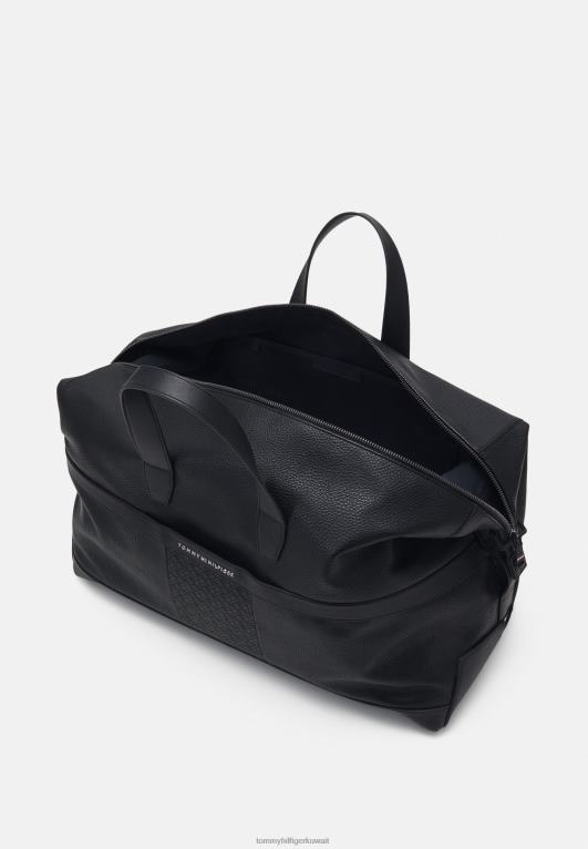 أسود Tommy Hilfiger حقيبة عطلة نهاية الأسبوع المركزية للجنسين 446445331