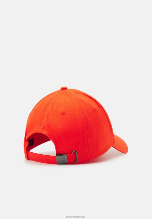 البرتقال الحمضي Tommy Hilfiger قبعة للجنسين بعلم أساسي 446445336