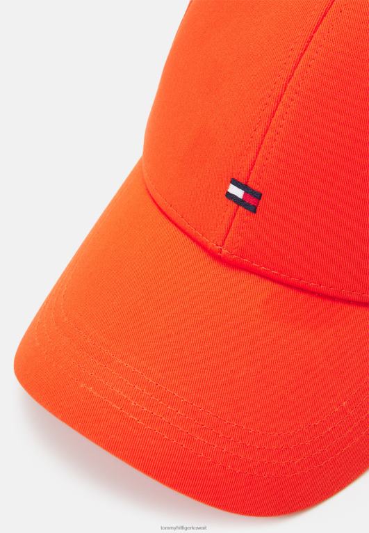 البرتقال الحمضي Tommy Hilfiger قبعة للجنسين بعلم أساسي 446445336