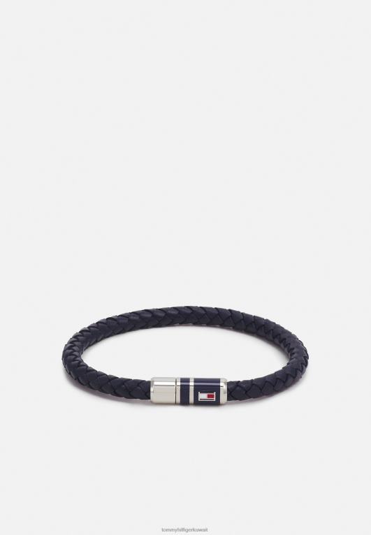 أزرق Tommy Hilfiger سوار مضفر 446445360