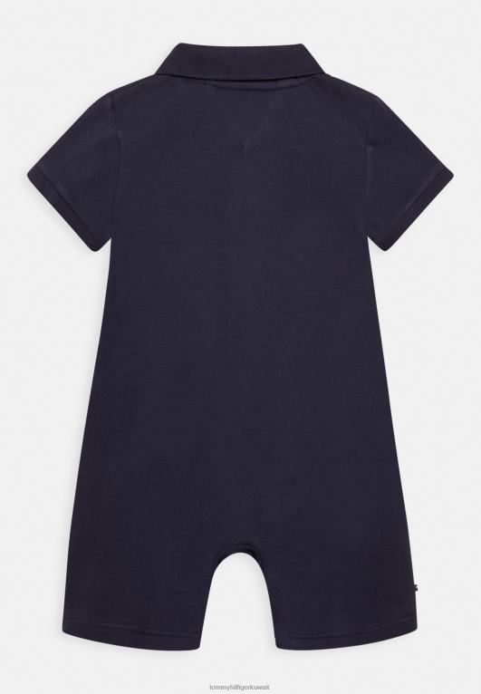 البحرية الشفق Tommy Hilfiger بدلة نوم للأطفال للجنسين ذات ألوان متعددة 446445375