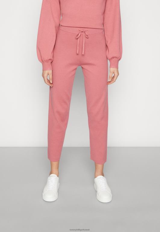 الإنجليزية الوردي Tommy Hilfiger سراويل مدببة ناعمة 446445380