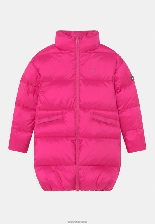 أرجواني غريب الأطوار Tommy Hilfiger معطف شتوي منتفخ طويل لامع 446445390