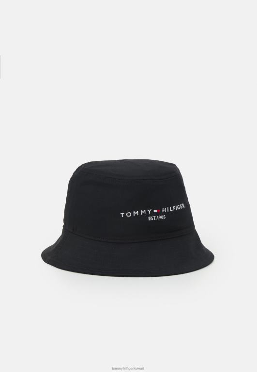 أسود Tommy Hilfiger قبعة دلو للأطفال مصممة للجنسين 446445406