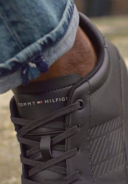 أسود Tommy Hilfiger أحذية رياضية كلاسيكية للتنس 446445413