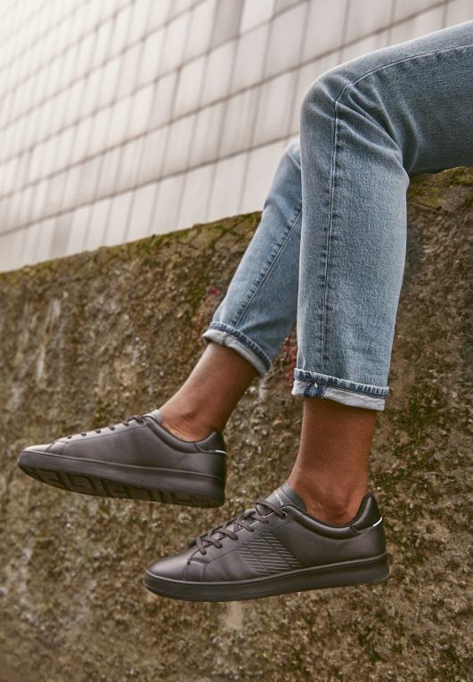 أسود Tommy Hilfiger أحذية رياضية كلاسيكية للتنس 446445413