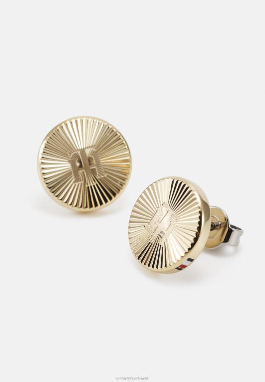 ذهبية اللون Tommy Hilfiger أقراط عائلة الزهور الطازجة 446445440