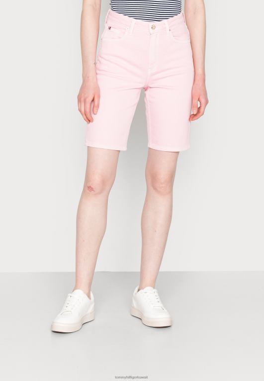 الوردي الباستيل Tommy Hilfiger شورت جينز كلاسيكي مستقيم 446445448
