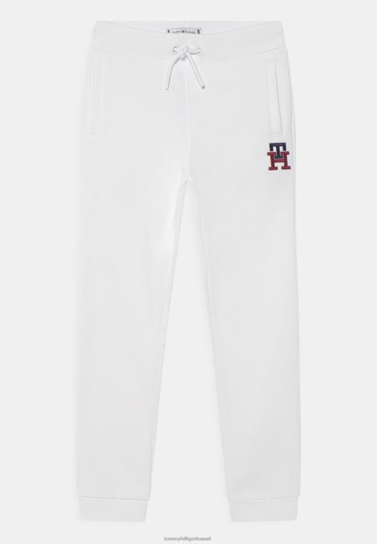 أبيض Tommy Hilfiger قيعان بدلة رياضية للجنسين 446445460