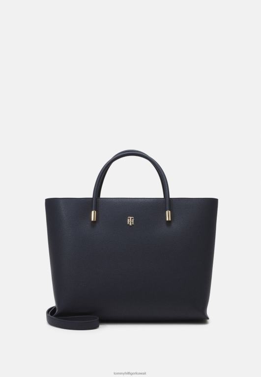 الفضاء الأزرق Tommy Hilfiger حقيبة يد عادية جديدة 446445476