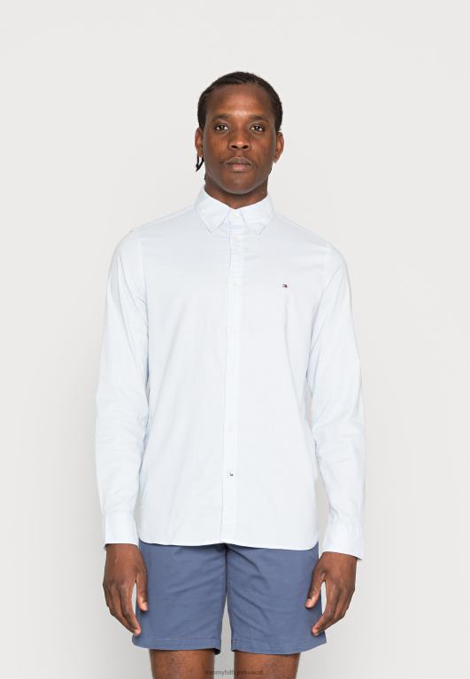 الأزرق الهادئ Tommy Hilfiger قميص أكسفورد المرن 446445484