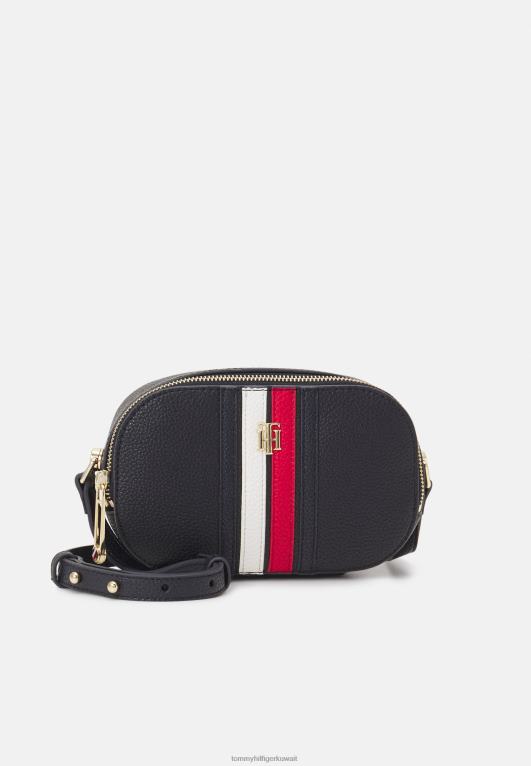 الفضاء الأزرق Tommy Hilfiger كاميرا عنصر عبر حقيبة الجسم 446445486