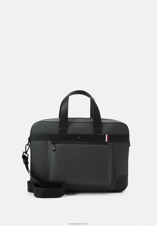 الرمادي الأسفلت Tommy Hilfiger حقيبة حقيبة الكمبيوتر المركزية 446445494