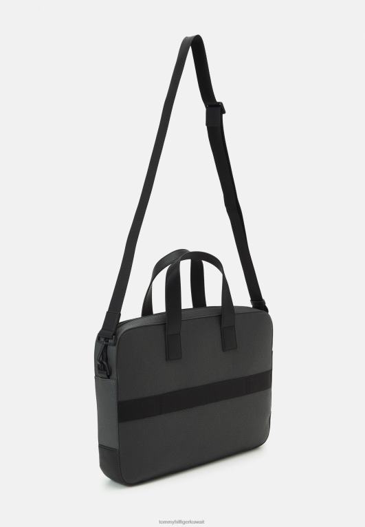 الرمادي الأسفلت Tommy Hilfiger حقيبة حقيبة الكمبيوتر المركزية 446445494