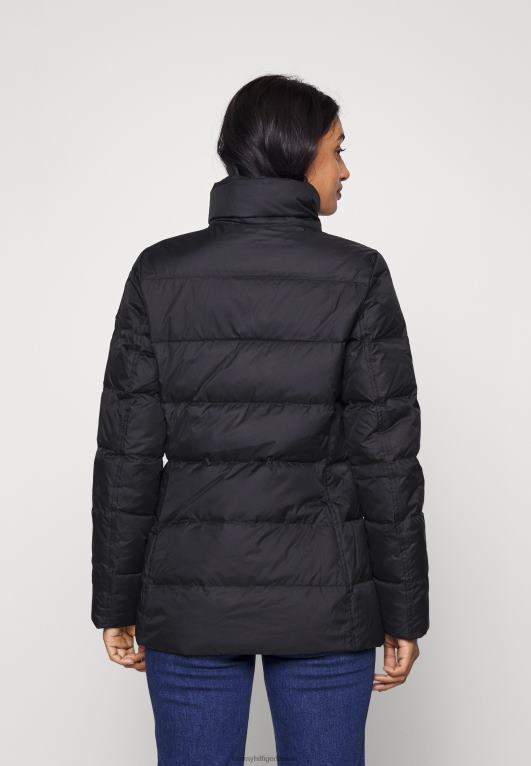 أسود Tommy Hilfiger يربك أسفل معطف 446445496