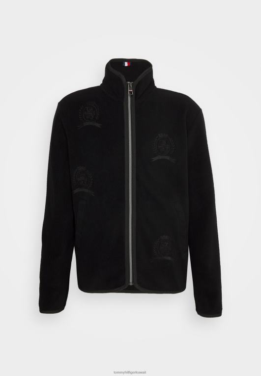 أسود Tommy Hilfiger أيقونة قمة الرمز البريدي من خلال سترة الصوف 446445539
