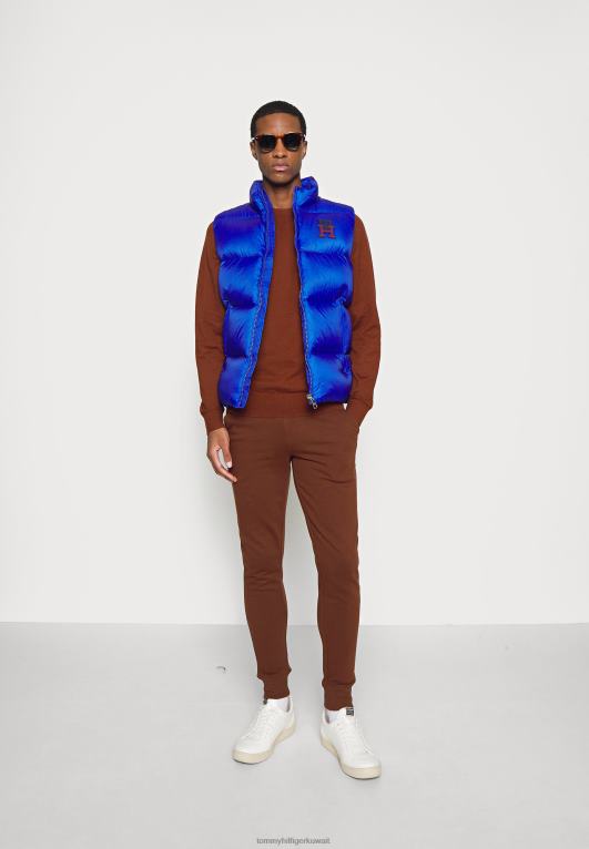 الأزرق الجريء Tommy Hilfiger الجاذبية أسفل سترة صدرية 446445544