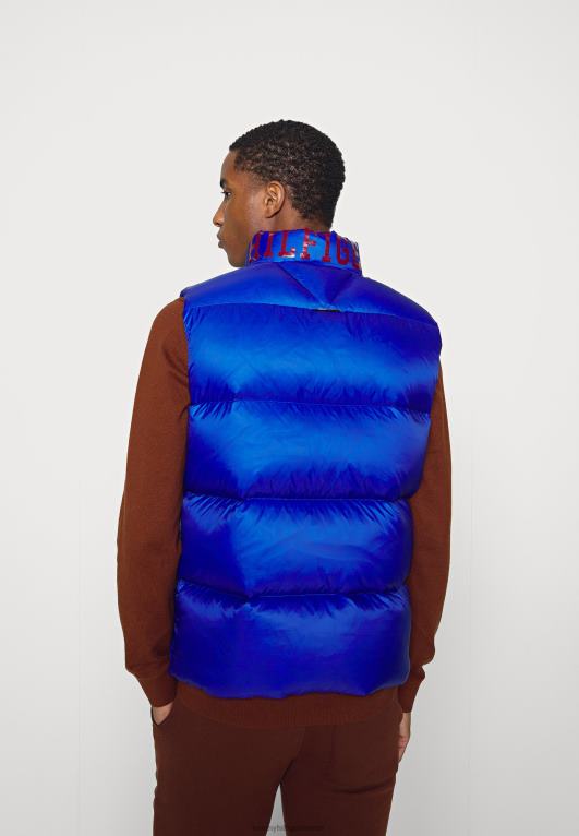 الأزرق الجريء Tommy Hilfiger الجاذبية أسفل سترة صدرية 446445544