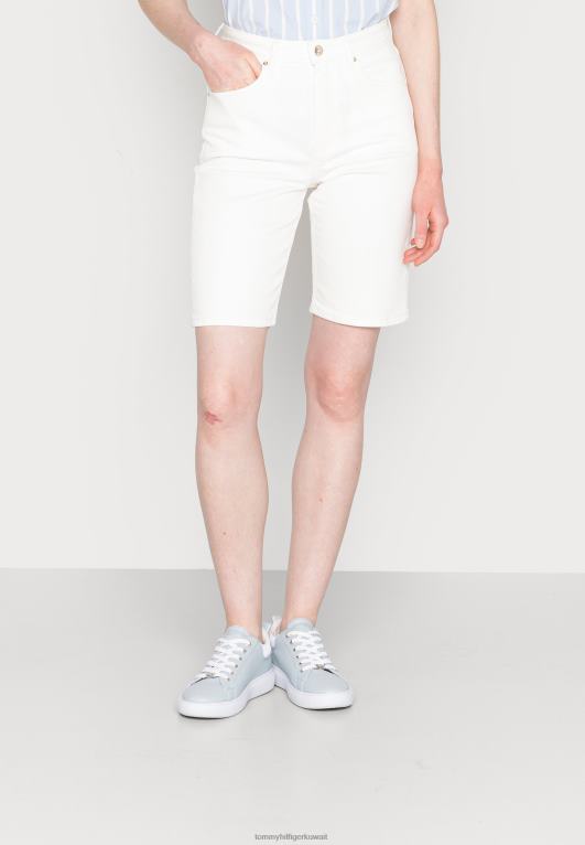 بيج فاتح Tommy Hilfiger شورت جينز كلاسيكي مستقيم 446445558