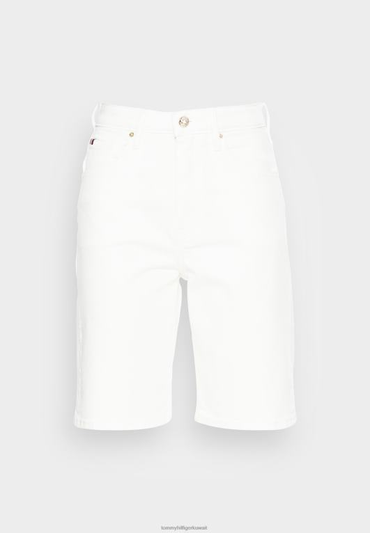 بيج فاتح Tommy Hilfiger شورت جينز كلاسيكي مستقيم 446445558