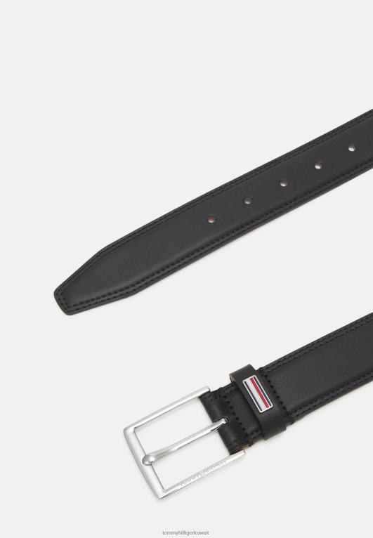 أسود على نحو سلس Tommy Hilfiger حزام الأعمال 446445567