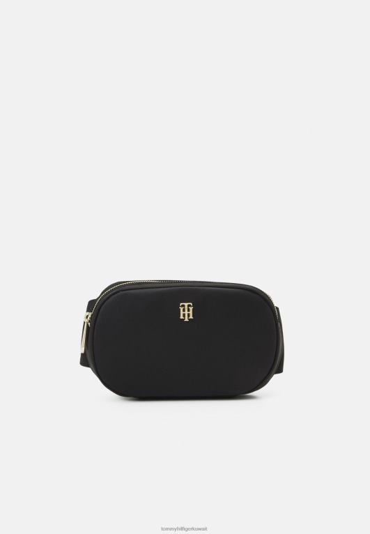 أسود Tommy Hilfiger حقيبة الخشخاش بومباغ 446445608