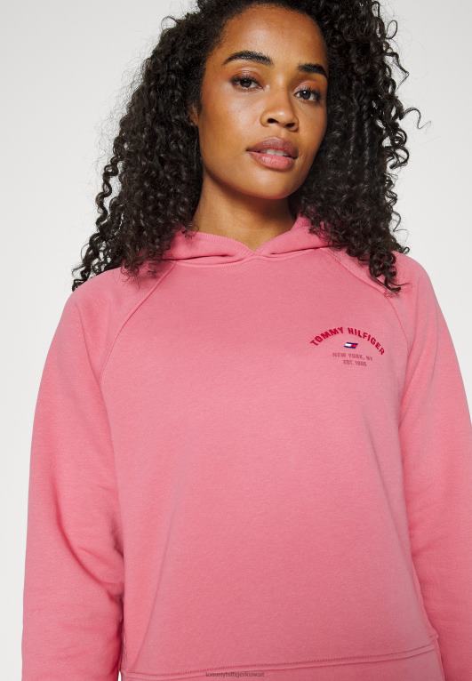الإنجليزية الوردي Tommy Hilfiger هوديي اسكواش عادي 446445622