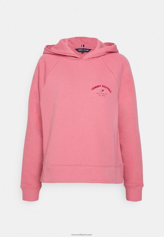الإنجليزية الوردي Tommy Hilfiger هوديي اسكواش عادي 446445622