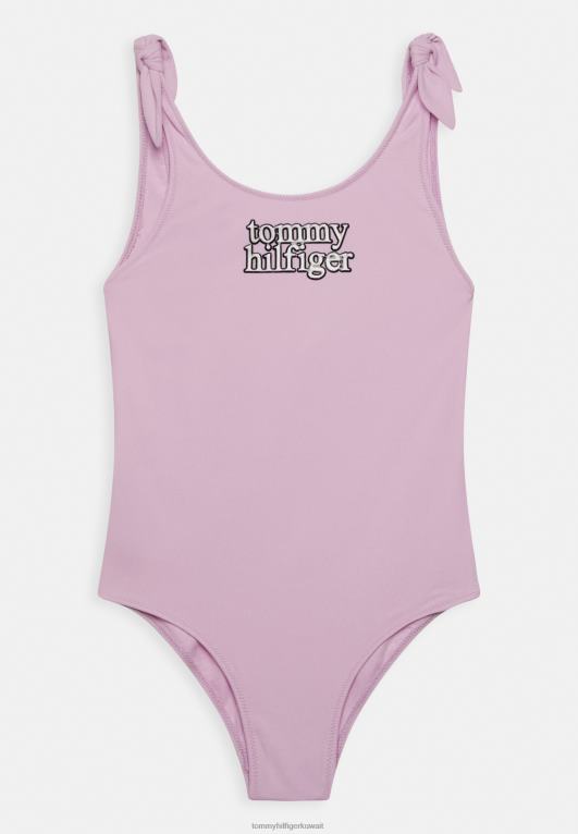 أرجواني مضيئة Tommy Hilfiger ملابس السباحة من قطعة واحدة 446445637