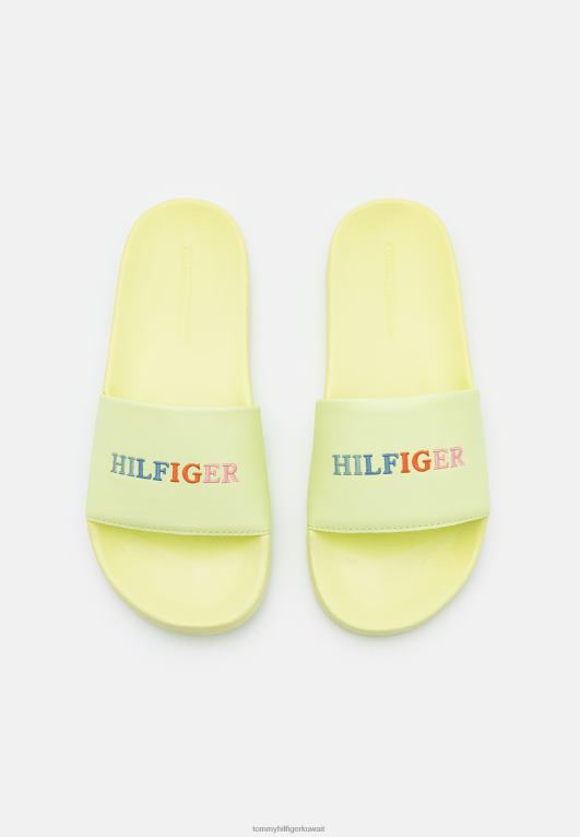 الحمضيات المتجمدة Tommy Hilfiger البغال الشرائح الملونة لحمام السباحة 446445650