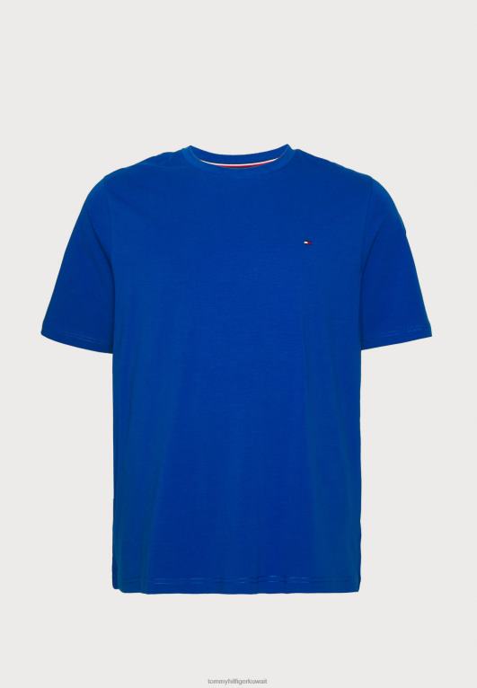 الجزيرة اليونانية الزرقاء Tommy Hilfiger تي شيرت أساسي قابل للتمدد 446445664