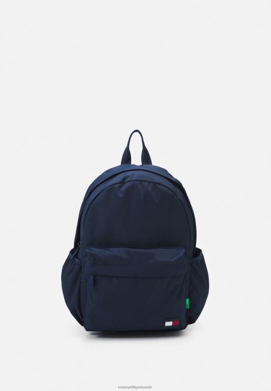 أزرق Tommy Hilfiger حقيبة ظهر أساسية للجنسين 446445675