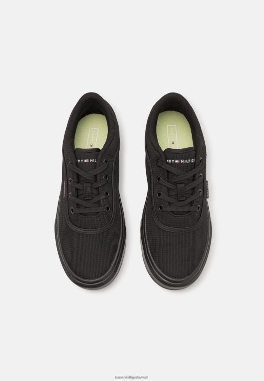 أسود Tommy Hilfiger المدربين خفيفة الوزن الأساسية 446445676