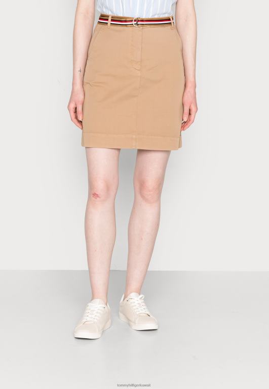 اللون البيج Tommy Hilfiger تنورة تنورة صغيرة 446445701
