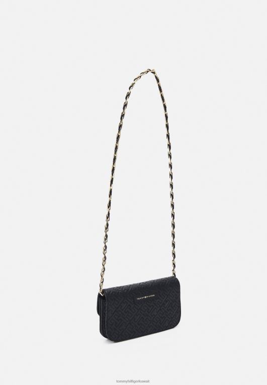 أسود Tommy Hilfiger قفل دوار من النهار إلى الليل عبر حقيبة الجسم 446445713