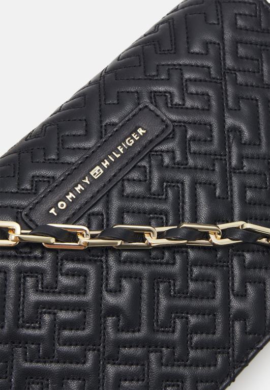 أسود Tommy Hilfiger قفل دوار من النهار إلى الليل عبر حقيبة الجسم 446445713