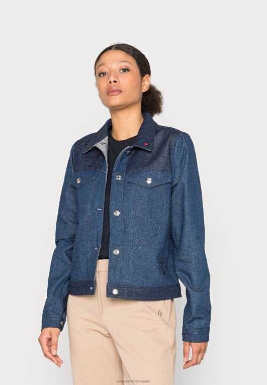 توم Tommy Hilfiger أيقونة سترة فضفاضة سترة الدنيم 446445721