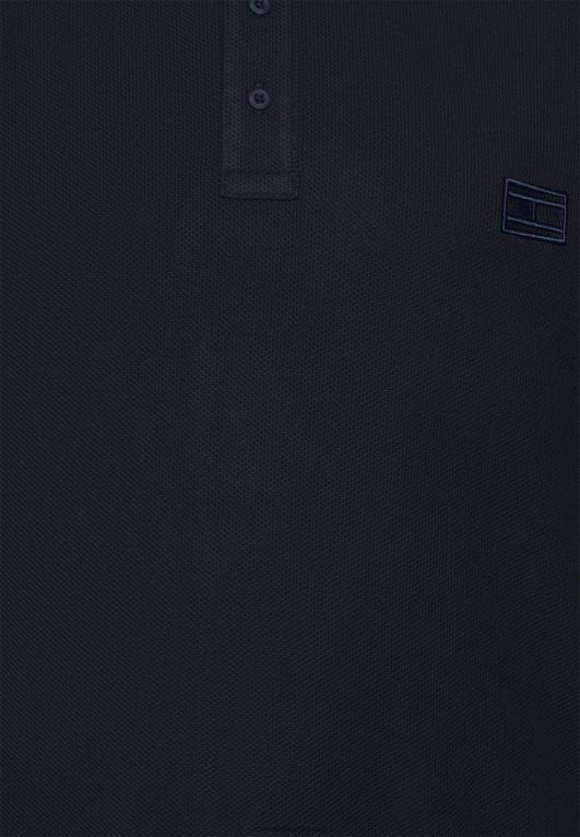 سماء الصحراء Tommy Hilfiger قميص بولو بشعار متوسط ​​الوزن 446445728