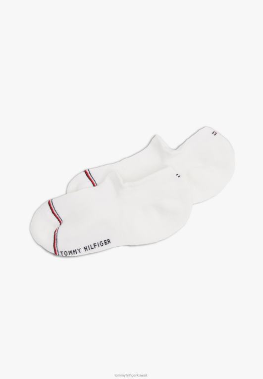 أبيض Tommy Hilfiger جوارب رياضية للرجال مكونة من قطعتين 446445745